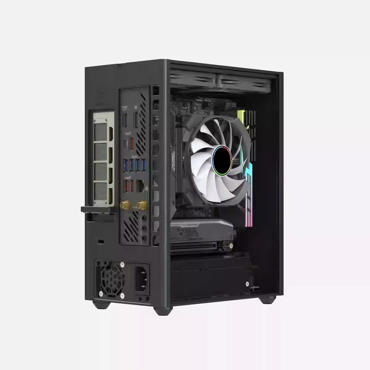 A4 Size Mini‑ITX Computer Chas - Sff Mini Itx Cnc Aluminum Chassis recension och pris