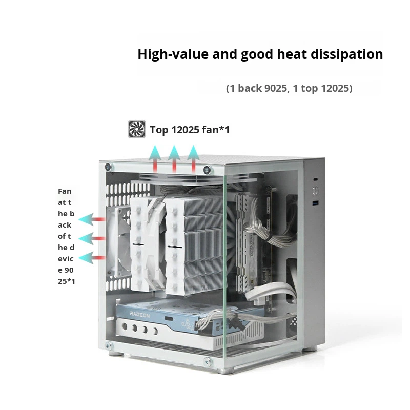 11L Aluminum Portable ITX PC C - Portable Aluminum Itx Case Carry Handle recension och pris