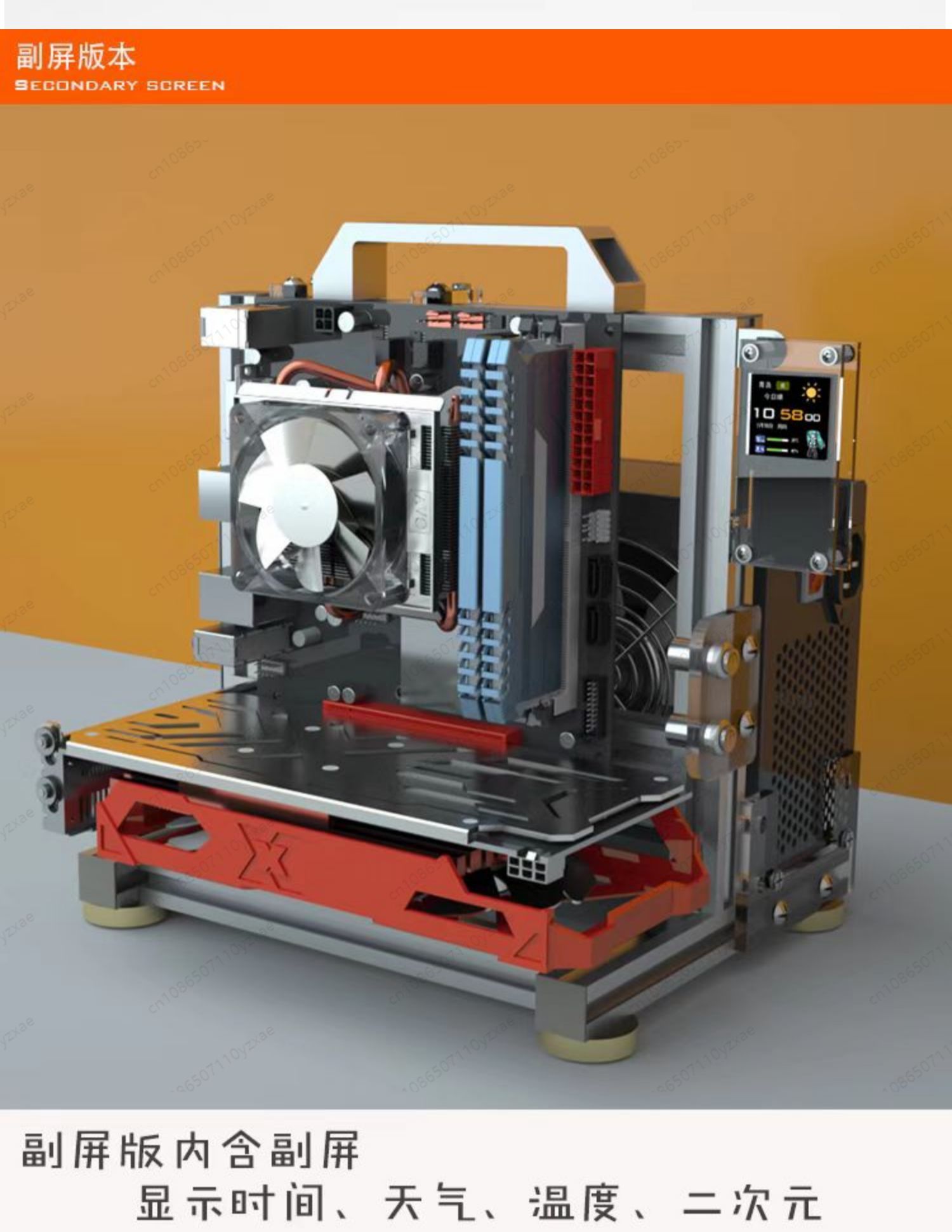 Portable All Aluminum Open Air - Aluminum Open Frame Test Bench Water Cooling recension och pris